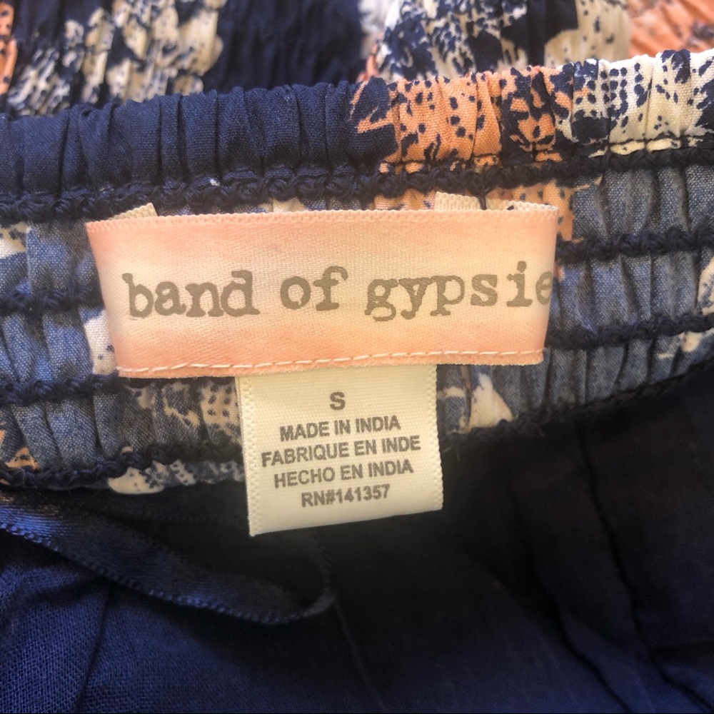 Band of Gypsies Navy Blush Bustier Sundress Small - Picture 5 of 7